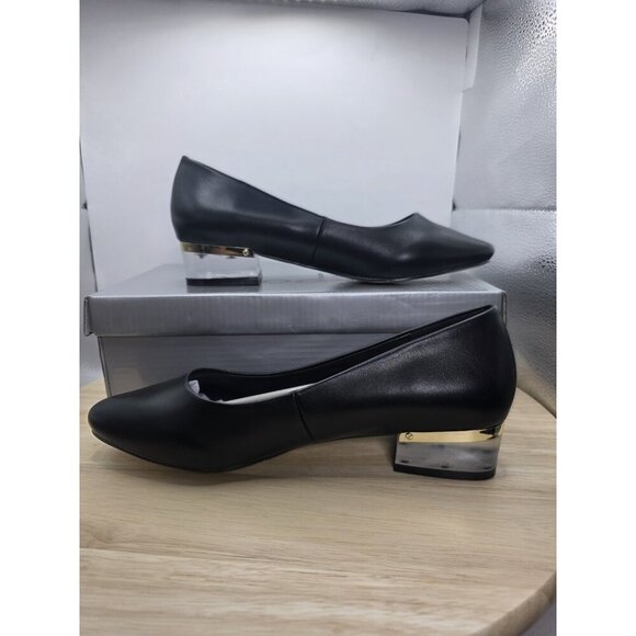 New CODIA Women's acrylic Heels Shoes Black Pumps EUR 38 US 8 Designer - Picture 1 of 6